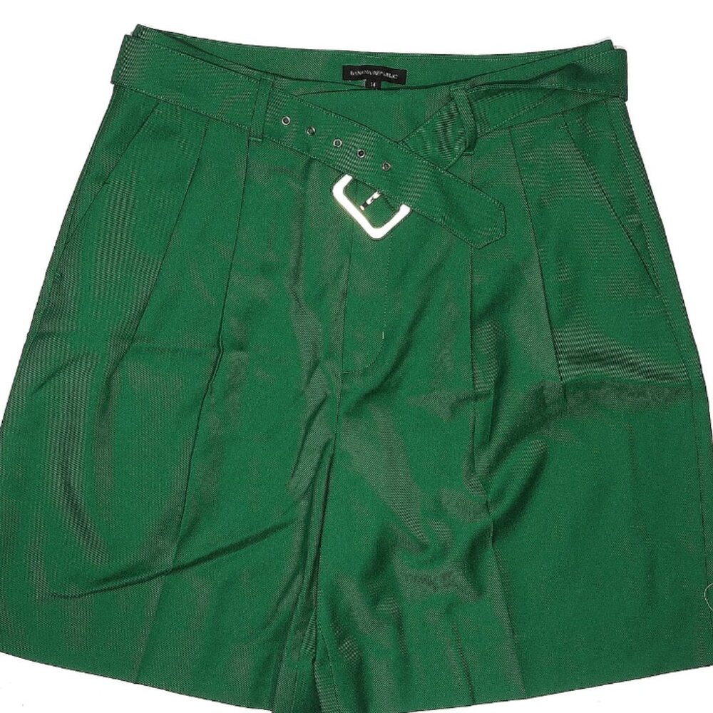 Banana Republic Lido Italian Wool Bermuda Shorts